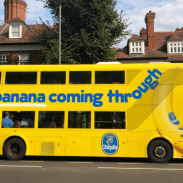 Chiquita brand bus